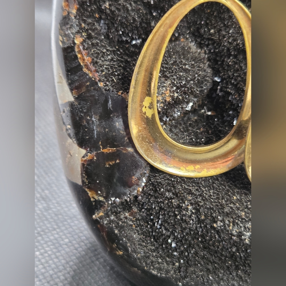Damascene Large Hoop Earrings - Picture 10 of 10
